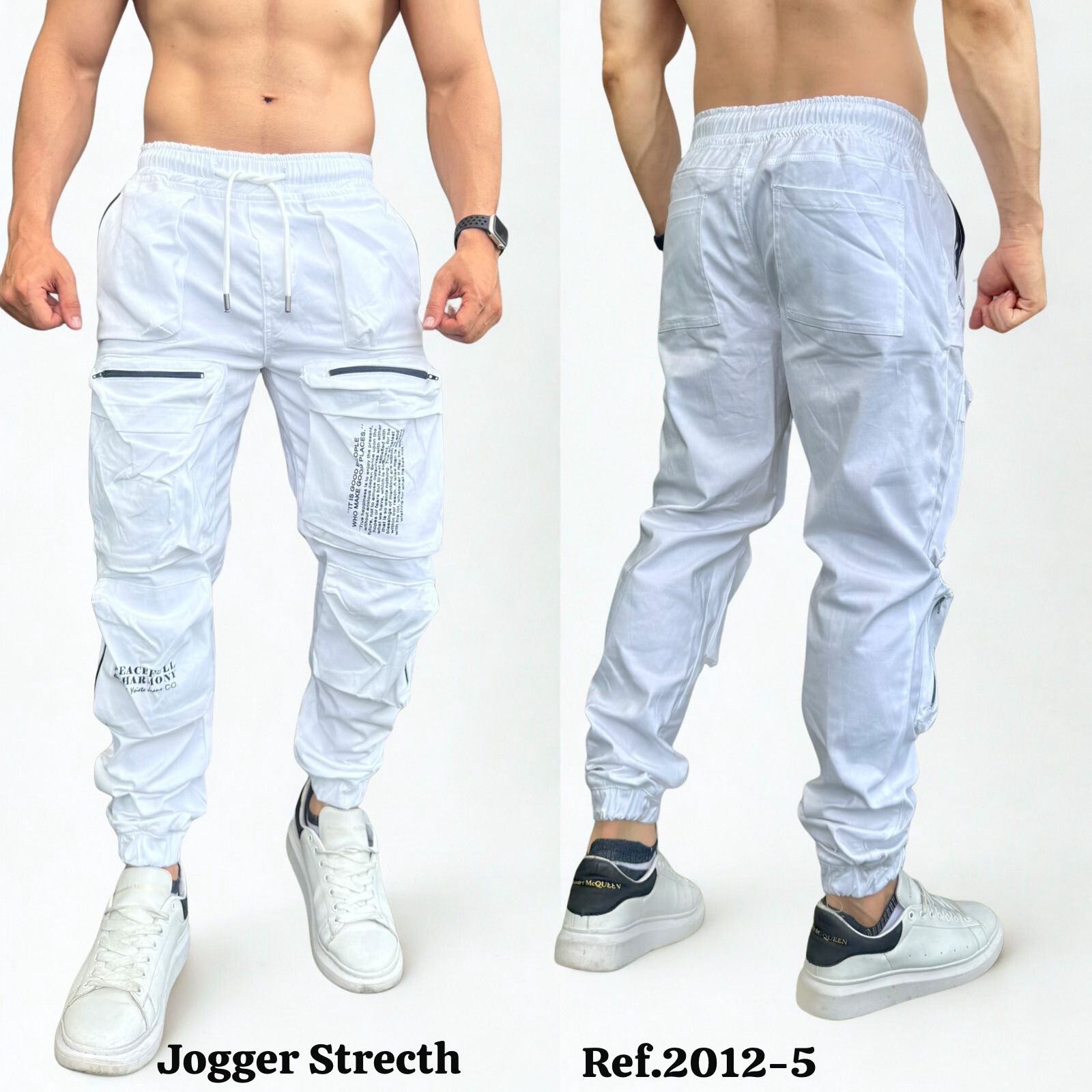 Jogger Cargo Dril Strecth