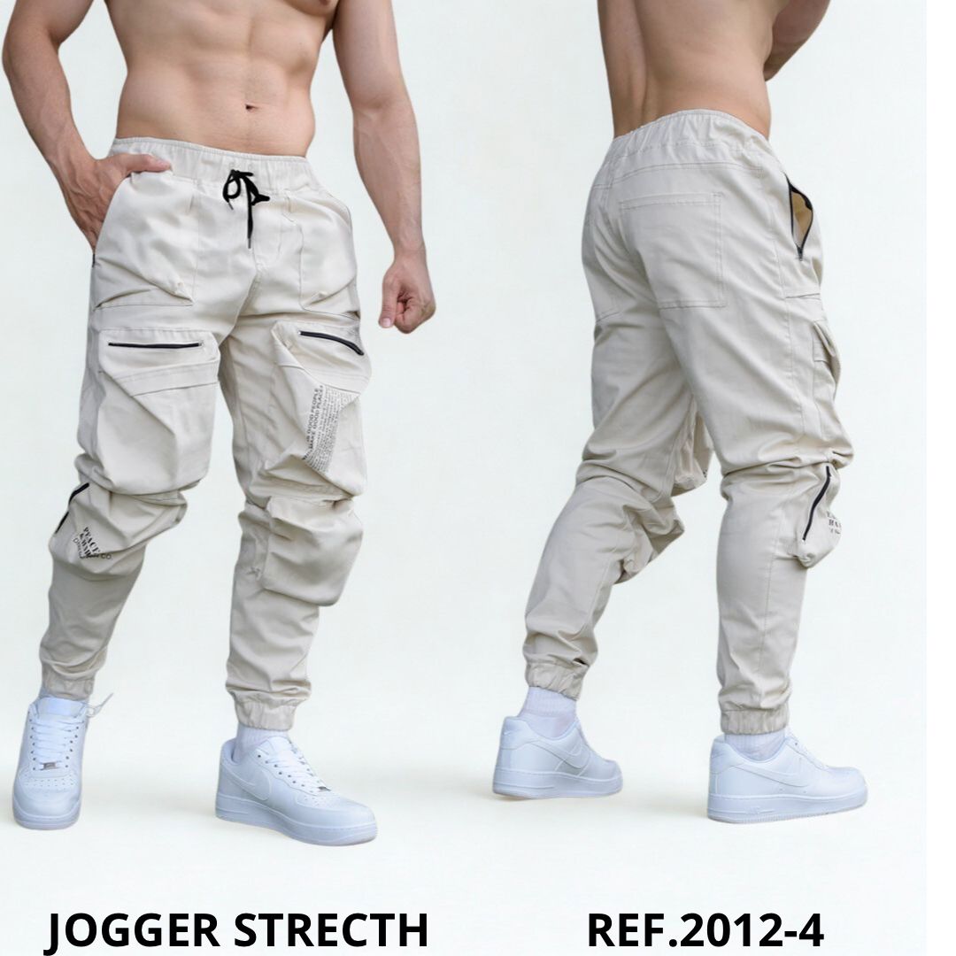 Jogger Cargo Dril Strecth